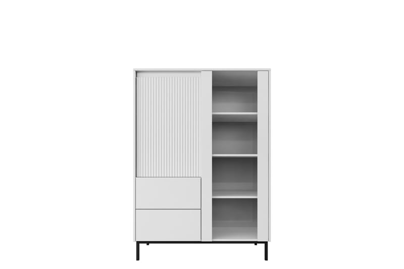 Bjurholm Vitrinskåp 104x146 cm - Vit - Förvaring - Skåp - Vitrinskåp