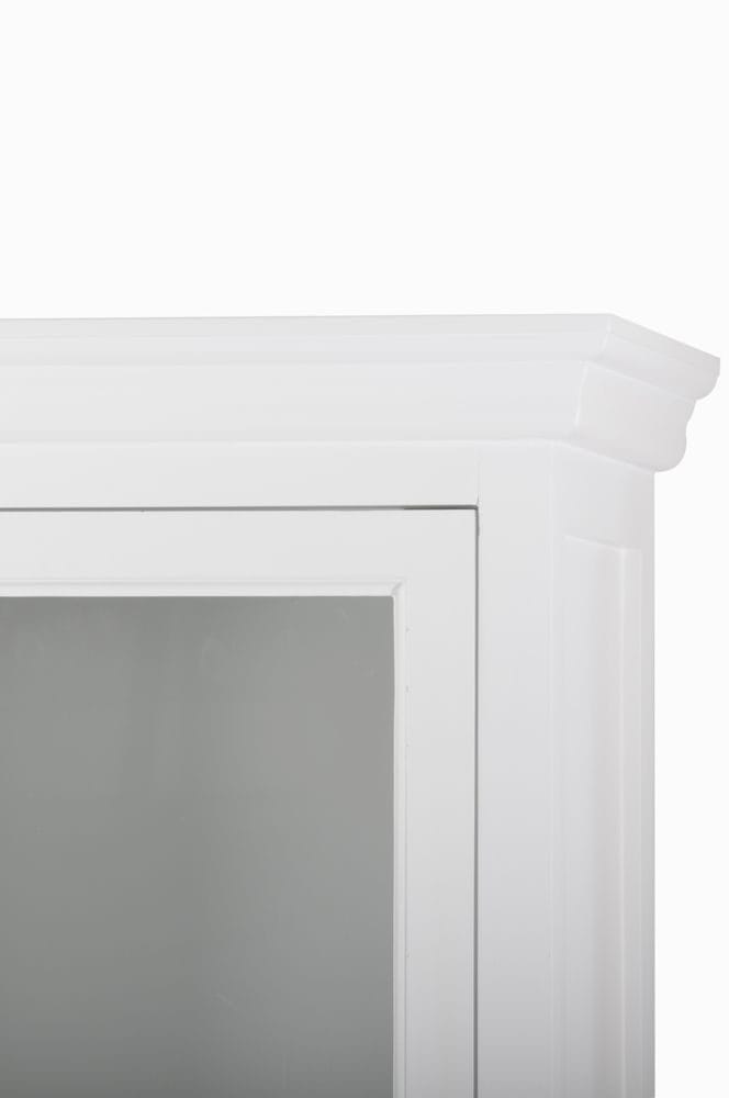 Bristol vitrinskåp höjd 166 cm - Nordic furniture group - vit - Förvaring - Skåp - Vitrinskåp