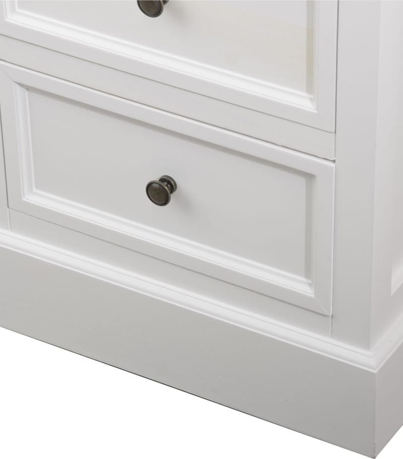 Bristol vitrinskåp höjd 166 cm - Nordic furniture group - vit - Förvaring - Skåp - Vitrinskåp