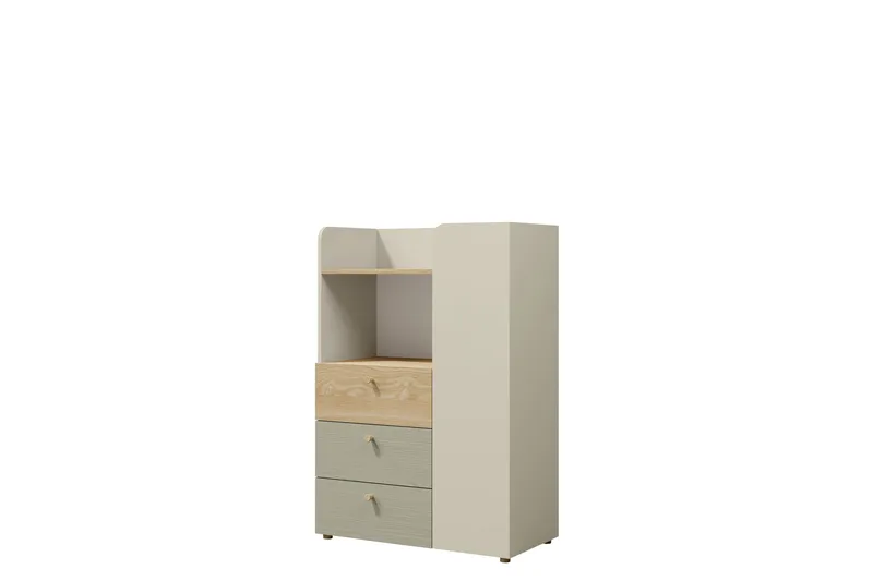 Buhan Highboard - Beige/Brun - Förvaring - Skåp - Förvaringsskåp