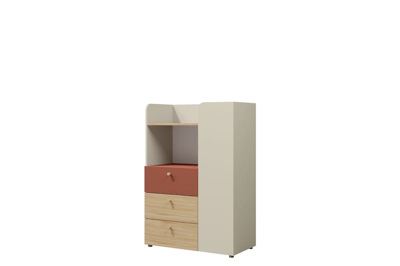 Buhan Highboard - Beige/Brun - Förvaring - Skåp - Förvaringsskåp