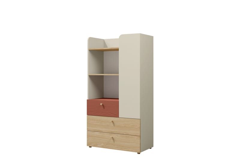 Buhan Highboard - Beige/Brun - Förvaring - Skåp - Förvaringsskåp