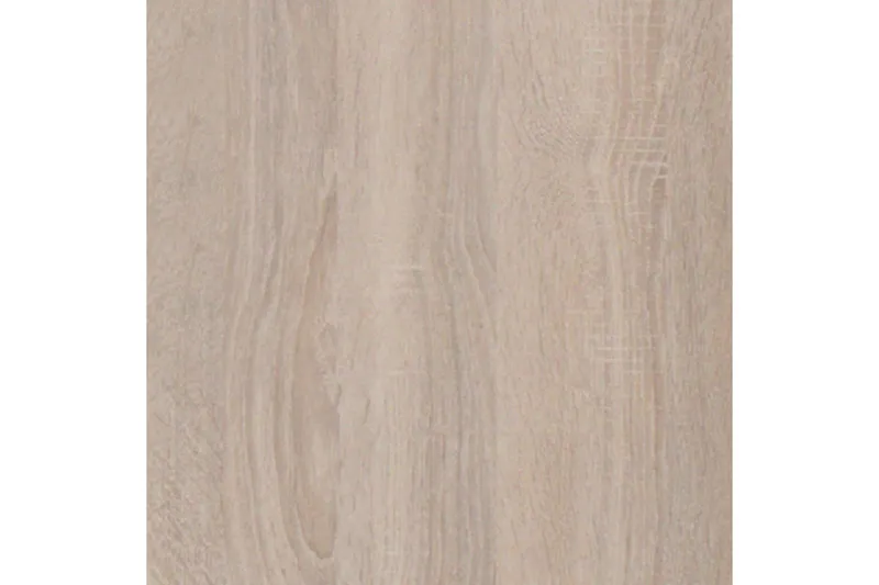 Cezar Vitrinskåp Vit LED Belysning 43 cm djup 100 cm bred 201 cm hög Ljust Trä Ek Glas - Beige/Grå - Förvaring - Skåp - Vitrinskåp