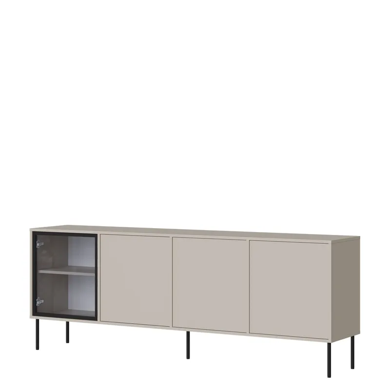 Claven Skänk 200 cm - beige - Förvaring - Skåp - Vitrinskåp