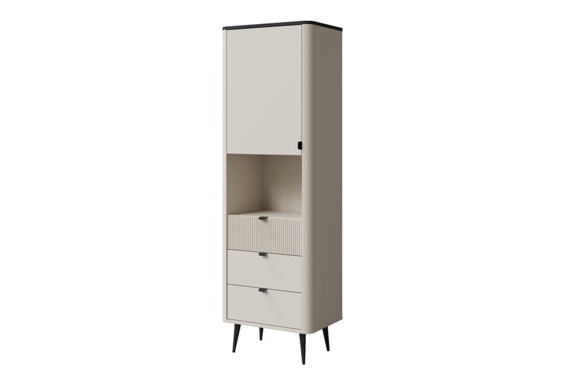 Cucina Highboard, Beige/Grå