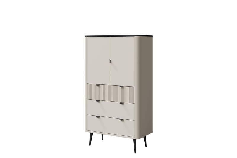 Cucina Highboard - Beige/Grå - Förvaring - Skåp - Förvaringsskåp