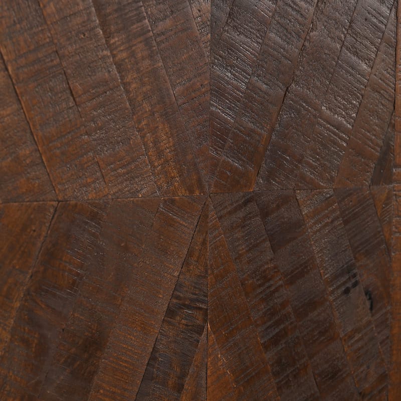 Don Högskåp 110x160 cm - mörkbrun med svarta detaljer - Förvaring - Skåp - Förvaringsskåp