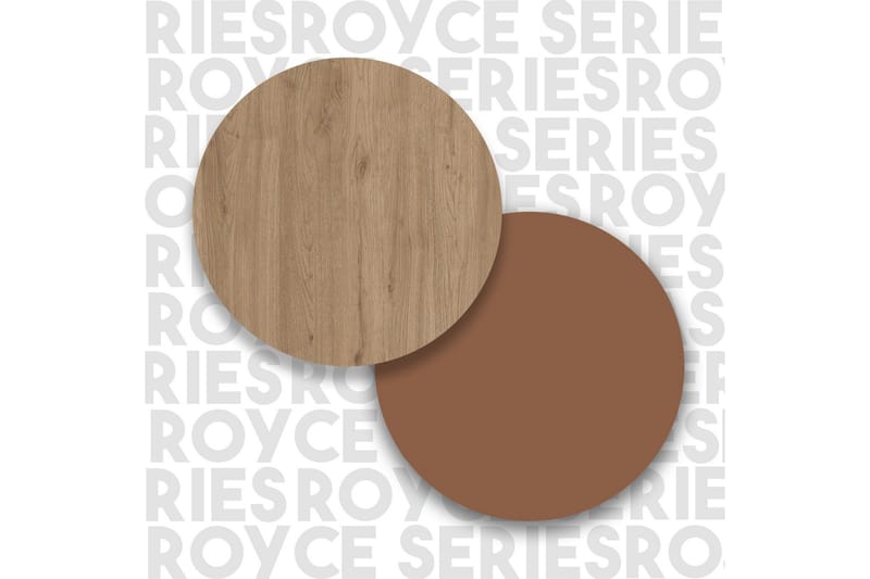 Donae Highboard - Ek/Röd - Förvaring - Skåp - Förvaringsskåp