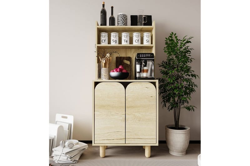 Estra Highboard - Brun - Förvaring - Skåp - Förvaringsskåp