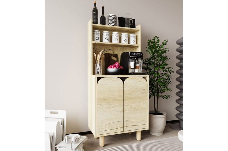 Estra Highboard - Brun - Förvaring - Skåp - Förvaringsskåp