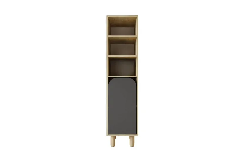 Estra Highboard, Brun/Antracit