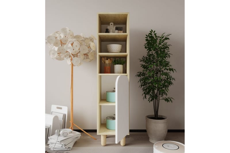 Estra Highboard - Brun/Vit - Förvaring - Skåp - Förvaringsskåp