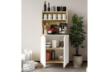 Estra Highboard - Brun/Vit - Förvaring - Skåp - Förvaringsskåp
