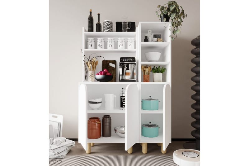 Estra Highboard - Vit - Förvaring - Skåp - Förvaringsskåp