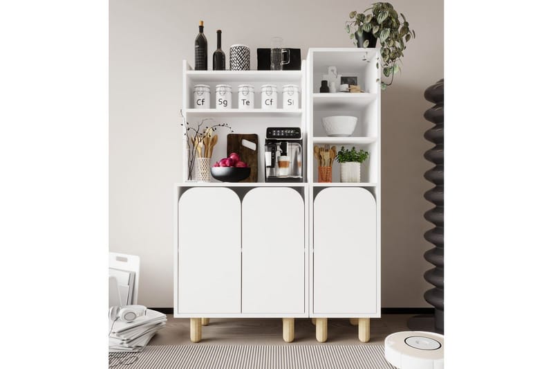 Estra Highboard - Vit - Förvaring - Skåp - Förvaringsskåp