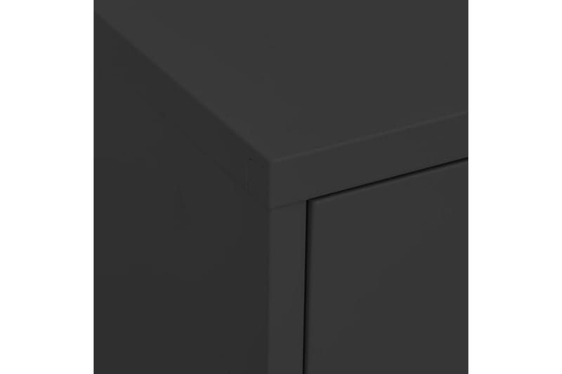 Förvaringsskåp antracit 80x35x101,5 cm stål - Antracit - Förvaring - Skåp - Förvaringsskåp
