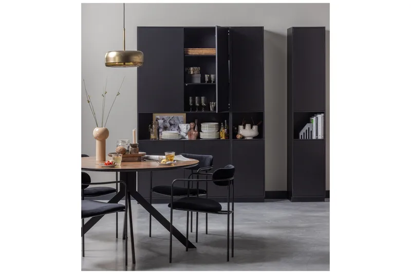 Arteksio Highboard 110 cm - Svart - Förvaring - Skåp - Förvaringsskåp
