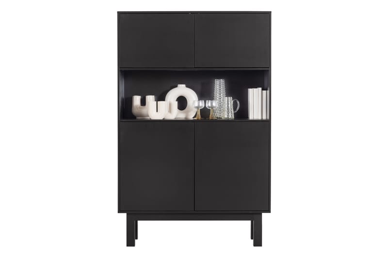 Arteksio Highboard 40x100 cm - Svart - Förvaringsskåp