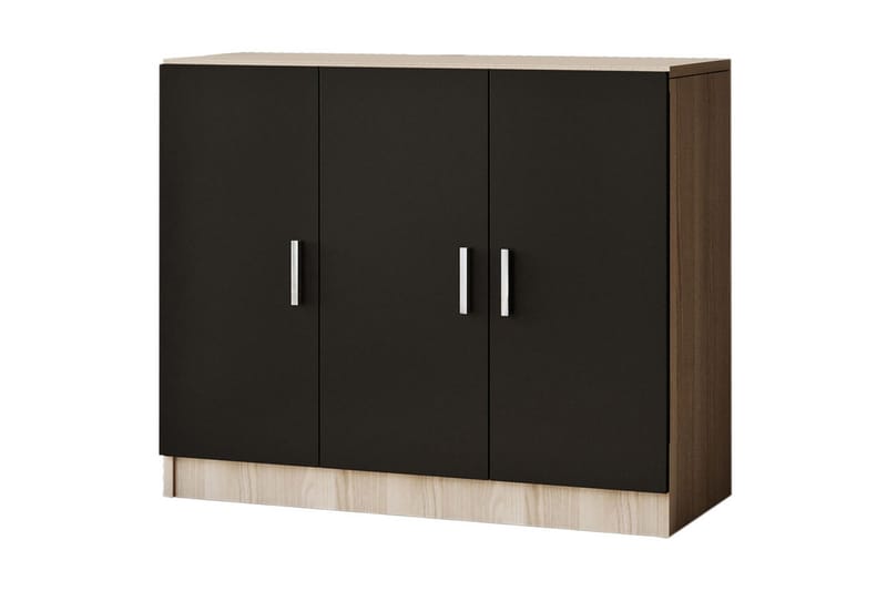 Barrock Highboard 38x89 cm - Natur/Svart - Förvaringsskåp