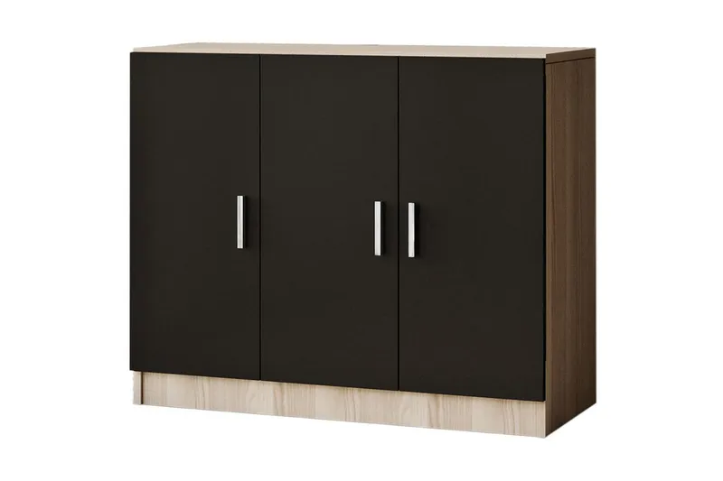 Barrock Highboard 38x89 cm - Natur/Svart - Förvaring - Skåp - Förvaringsskåp
