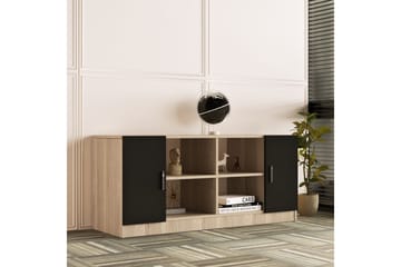 Barrock Highboard 46x140 cm - Natur/Svart - Förvaring - Skåp - Förvaringsskåp