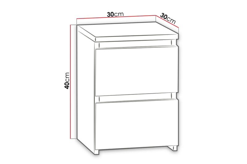 Basildon Förvaringsskåp 30 cm - Trä - Förvaringsskåp