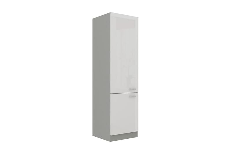 Bianco Skåp med dörrar 60x57x210 cm - Vit - Förvaring - Skåp - Förvaringsskåp