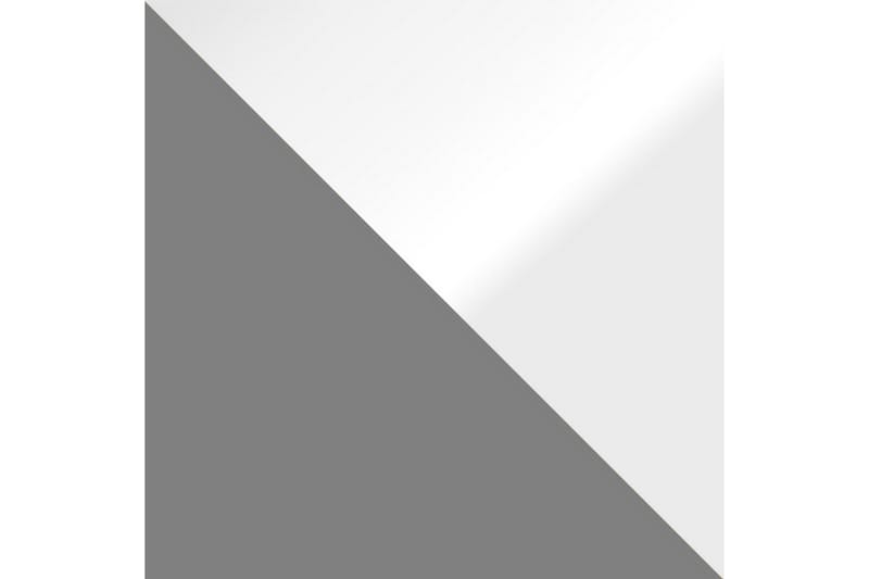 Bianco Skåp med dörrar 80x52x82 cm - Grå/Vit Högglans - Förvaring - Skåp - Förvaringsskåp