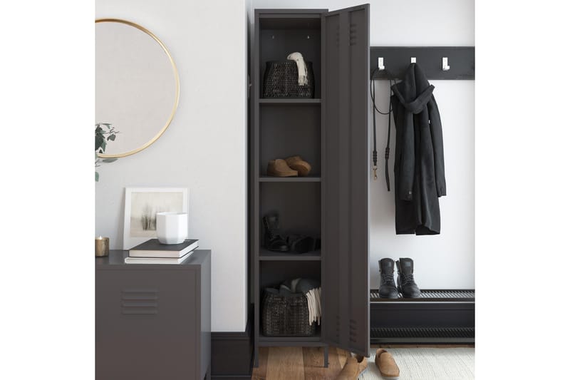 Bradford Highboard Grå - Dorel Home - Förvaring - Skåp - Förvaringsskåp