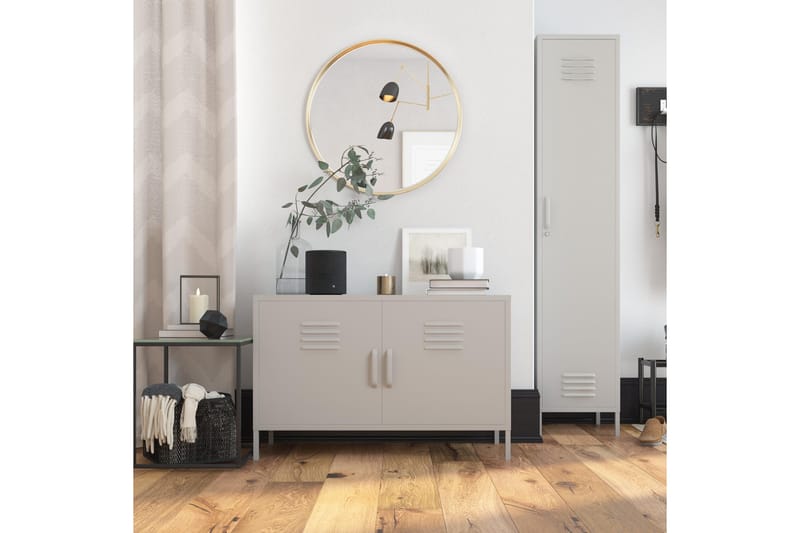 Bradford Highboard Ljusgrå - Dorel Home - Förvaring - Skåp - Förvaringsskåp