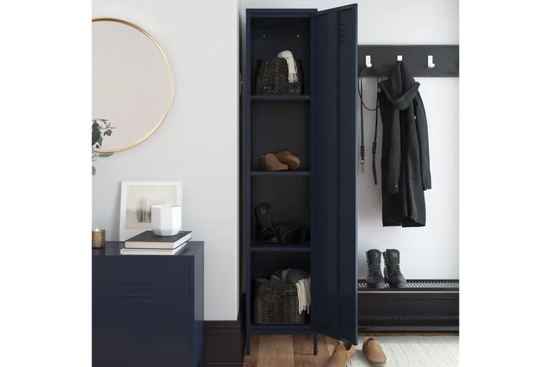 Bradford Highboard Mörkblå - Dorel Home - Förvaring - Skåp - Förvaringsskåp