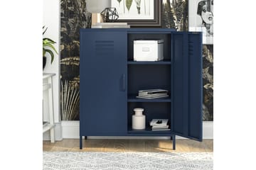 Bradford Highboard Mörkblå - Dorel Home - Förvaring - Skåp - Förvaringsskåp