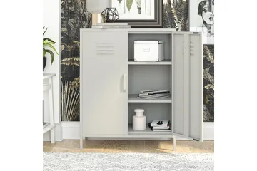 Bradford Highboard Vit - Dorel Home - Förvaring - Skåp - Förvaringsskåp