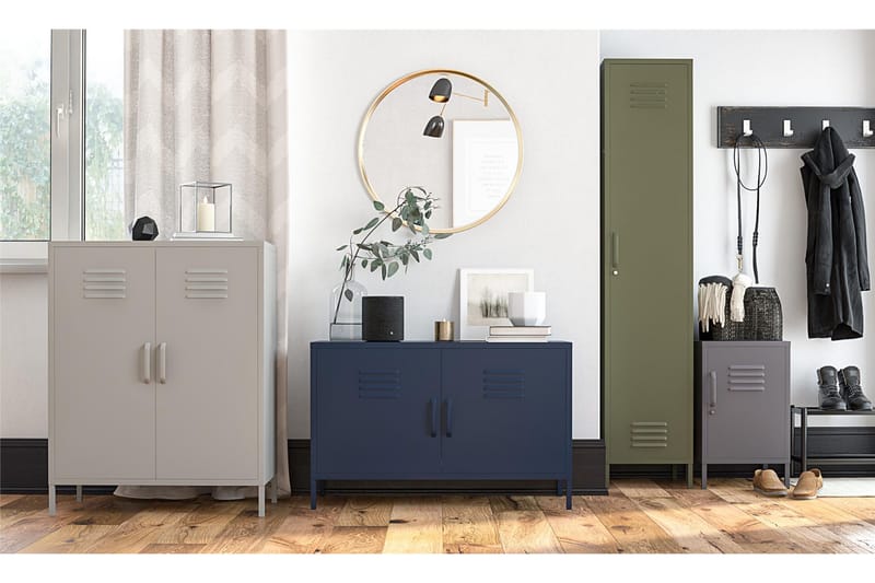 Bradford Highboard Vit - Dorel Home - Förvaring - Skåp - Förvaringsskåp