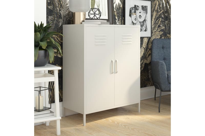 Bradford Highboard Vit - Dorel Home - Förvaring - Skåp - Förvaringsskåp