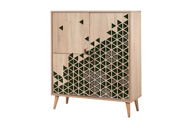 Brokind Förvaringsskåp 111 cm, Brun