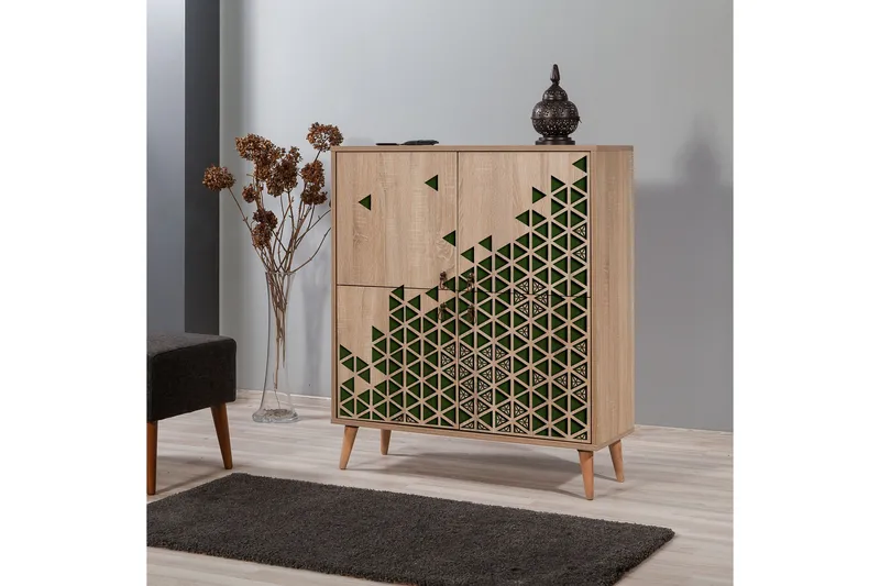 Brokind Förvaringsskåp 111 cm - Brun - Förvaring - Skåp - Förvaringsskåp