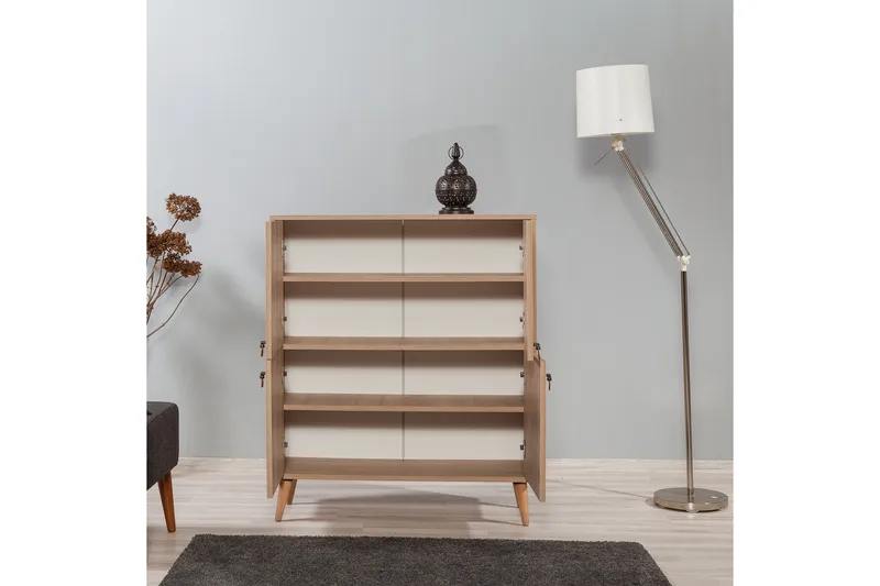 Brokind Förvaringsskåp 111 cm - Brun/Ljusbrun - Förvaring - Skåp - Förvaringsskåp