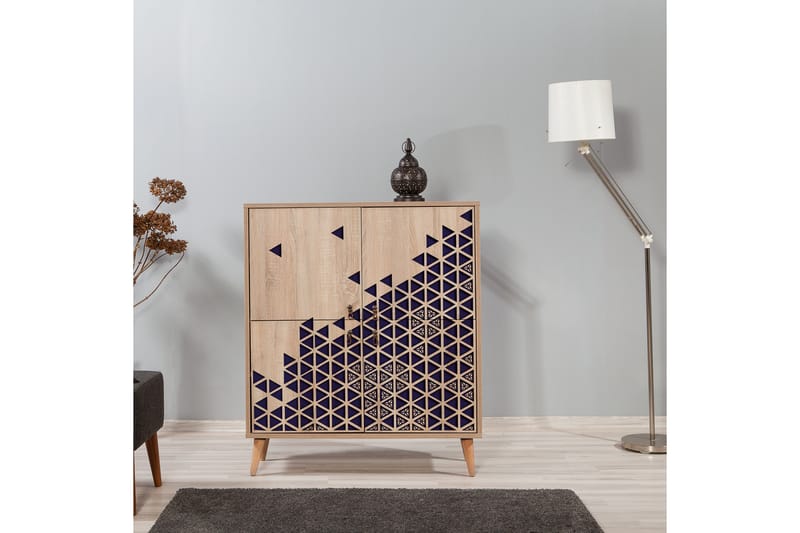 Brokind Förvaringsskåp 111 cm - Brun/Mörkbrun - Förvaring - Skåp - Förvaringsskåp