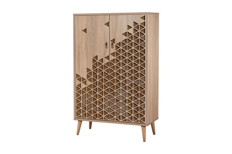 Brokind Förvaringsskåp 80 cm - Brun/Ek/Beige - Förvaring - Skåp - Förvaringsskåp