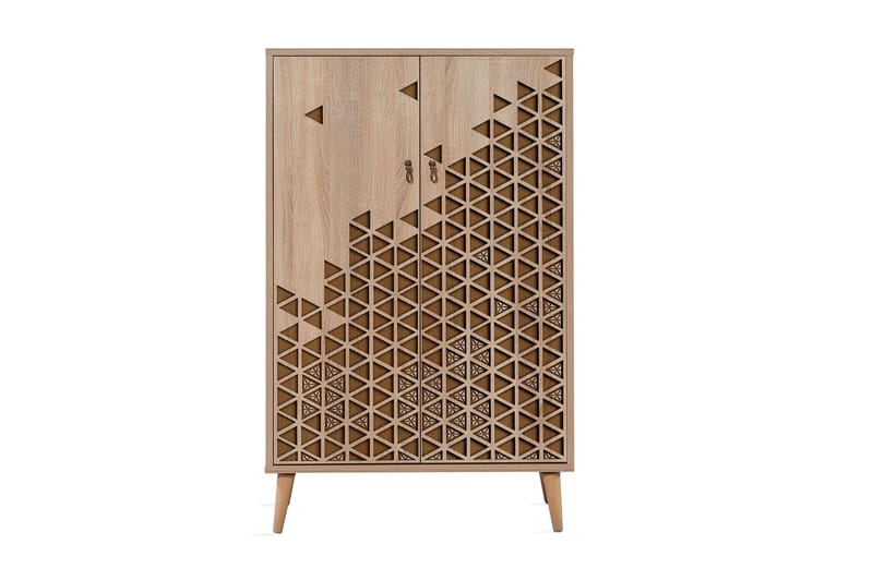 Brokind Förvaringsskåp 80 cm - Brun/Ek/Beige - Förvaring - Skåp - Förvaringsskåp