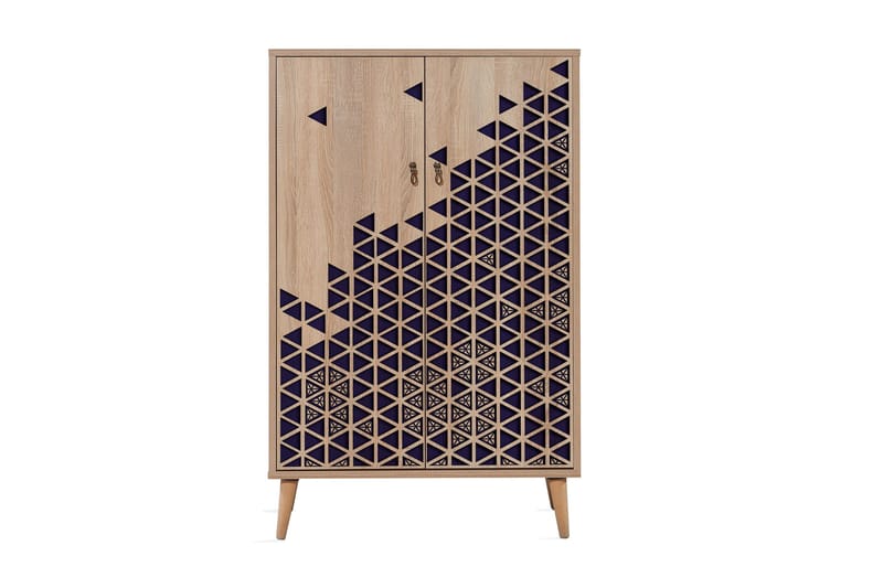 Brokind Förvaringsskåp 80 cm - Brun/Lila - Förvaring - Skåp - Förvaringsskåp