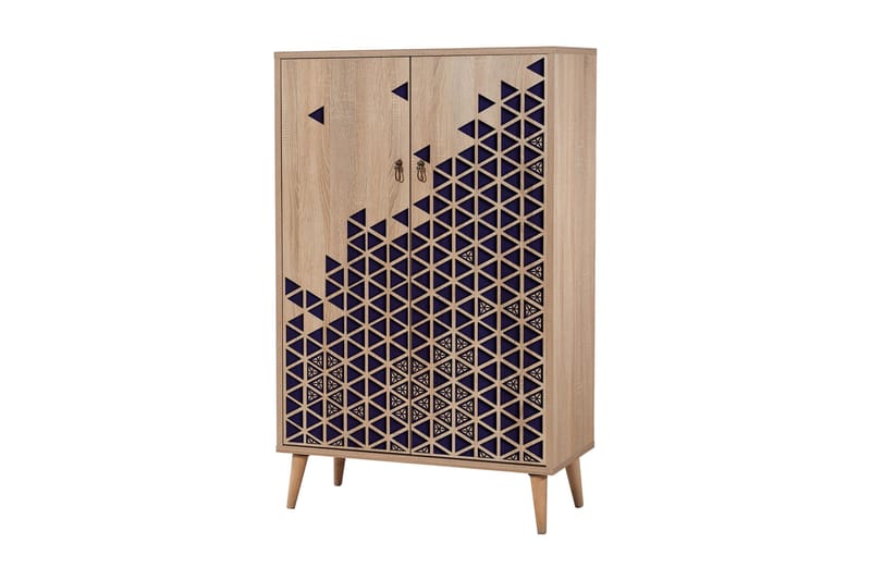 Brokind Förvaringsskåp 80 cm - Brun/Lila - Förvaring - Skåp - Förvaringsskåp