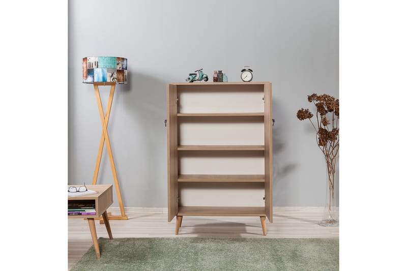 Brokind Förvaringsskåp 80 cm - Brun/Svart/Ek - Förvaring - Skåp - Förvaringsskåp