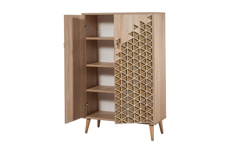 Brokind Förvaringsskåp 80 cm - Ek/Brun - Förvaring - Skåp - Förvaringsskåp