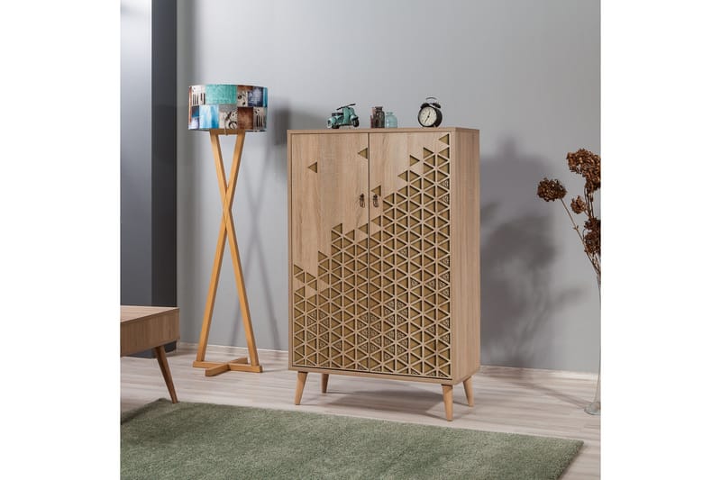 Brokind Förvaringsskåp 80 cm - Ek/Brun - Förvaring - Skåp - Förvaringsskåp