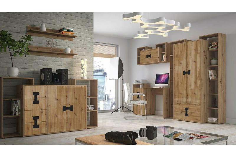 Castlebay Highboard - Brun - Förvaring - Skåp - Förvaringsskåp