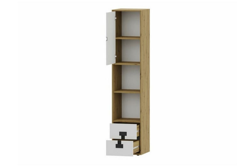 Castlebay Highboard Grey High Gloss - Förvaring - Skåp - Förvaringsskåp