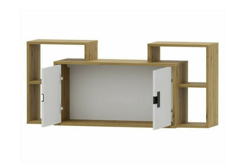 Castlebay Highboard Grey High Gloss - Förvaring - Skåp - Förvaringsskåp