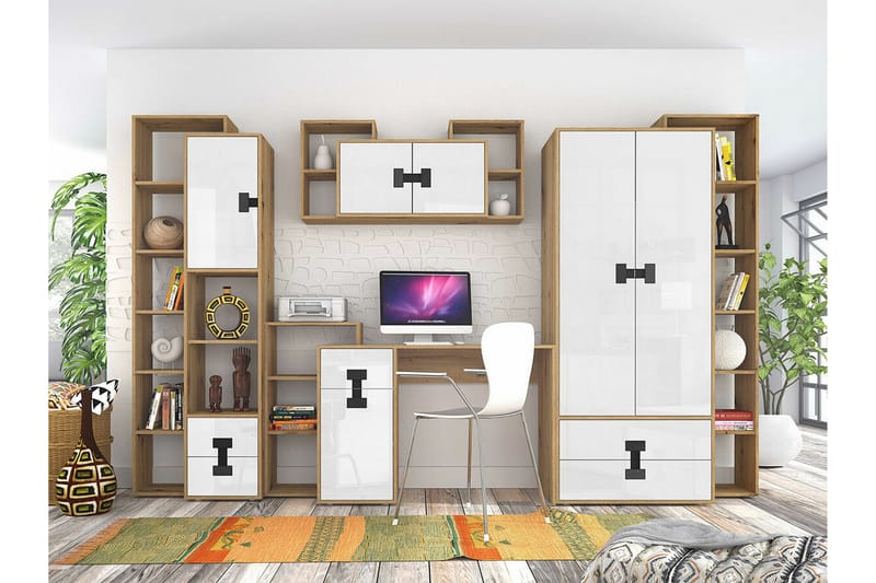 Castlebay Highboard - Vit - Förvaring - Skåp - Förvaringsskåp
